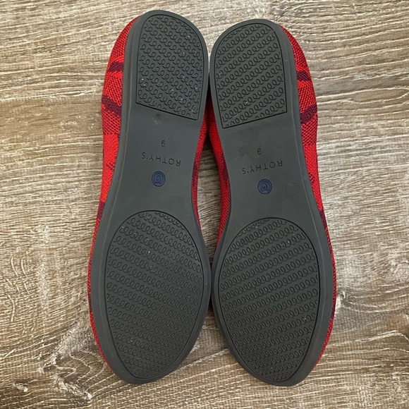 ROTHYS Red Camouflage  Round Toe Loafer Flats - Picture 3 of 9